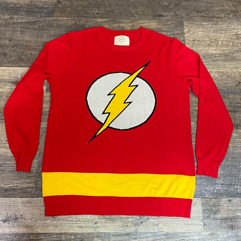 DC Comics Red Flash Crewneck Sweater